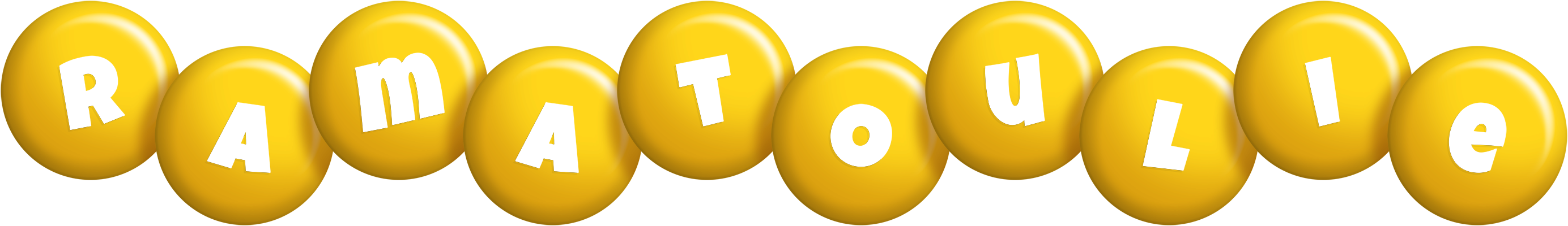 Ramatoulie candy-yellow logo