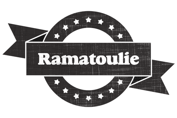 Ramatoulie grunge logo