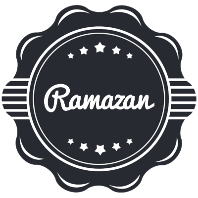 Ramazan badge logo