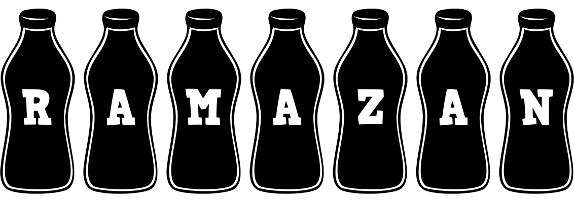 Ramazan bottle logo