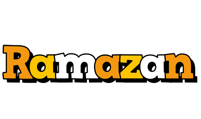 Ramazan cartoon logo