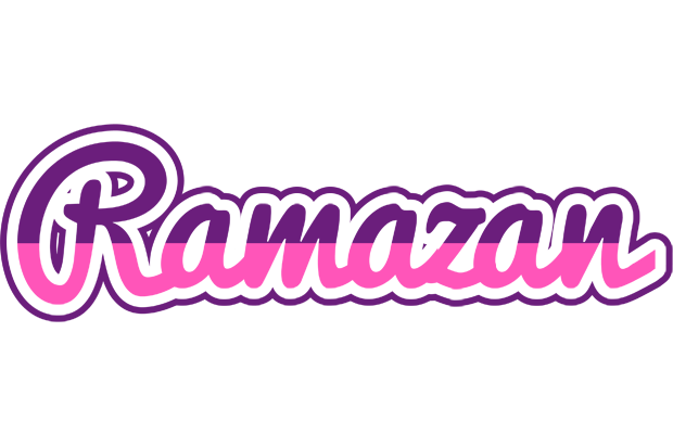 Ramazan cheerful logo