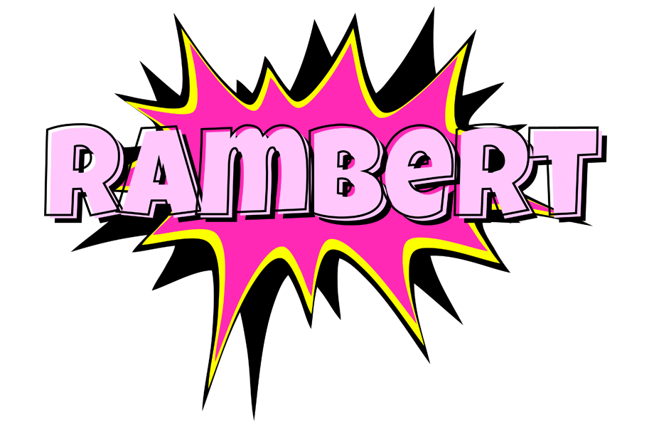 Rambert badabing logo
