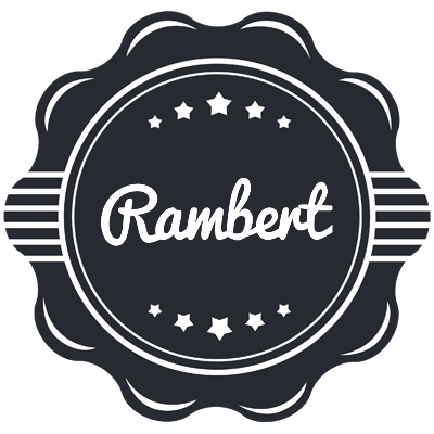 Rambert badge logo