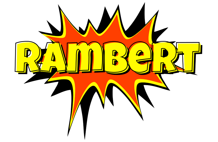 Rambert bazinga logo