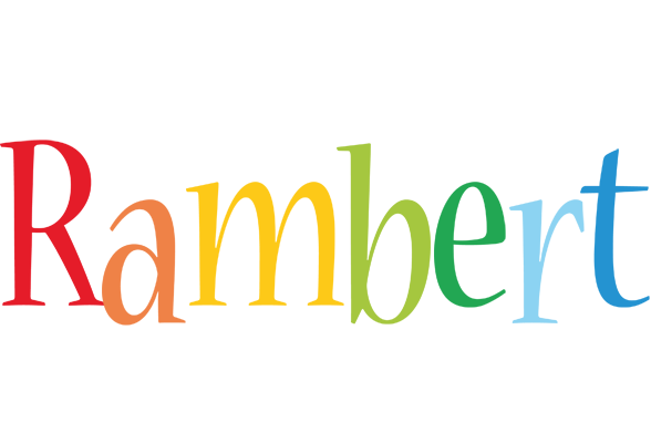 Rambert birthday logo