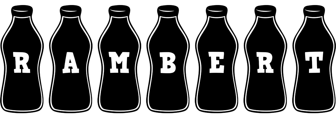 Rambert bottle logo
