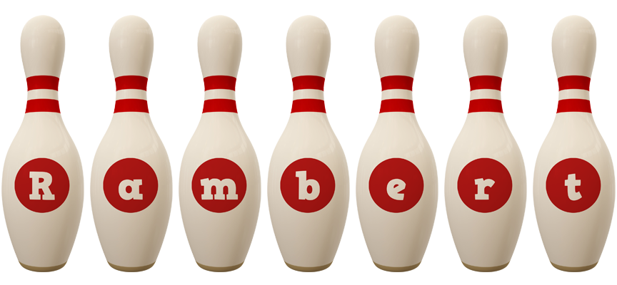 Rambert bowling-pin logo