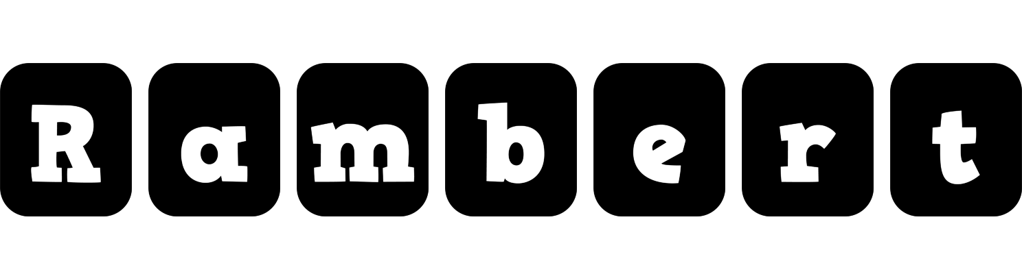 Rambert box logo