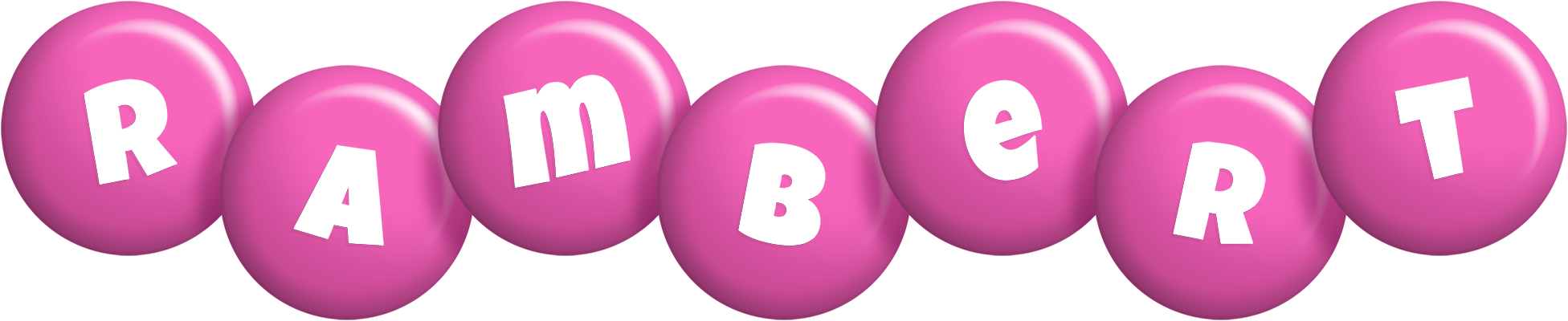 Rambert candy-pink logo