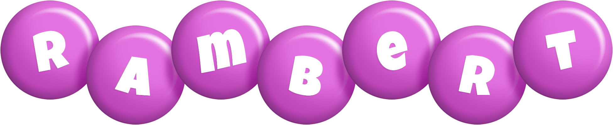Rambert candy-purple logo