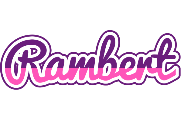 Rambert cheerful logo