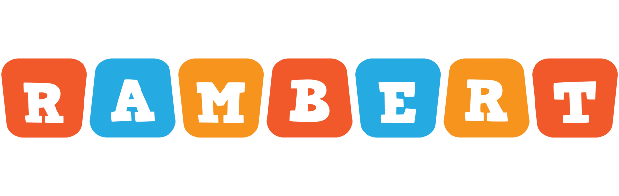 Rambert comics logo