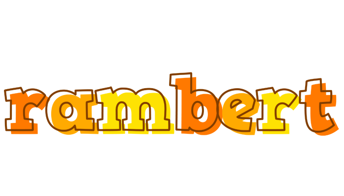 Rambert desert logo