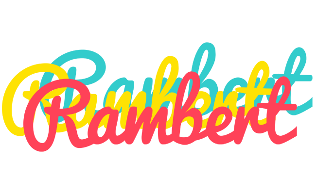 Rambert disco logo