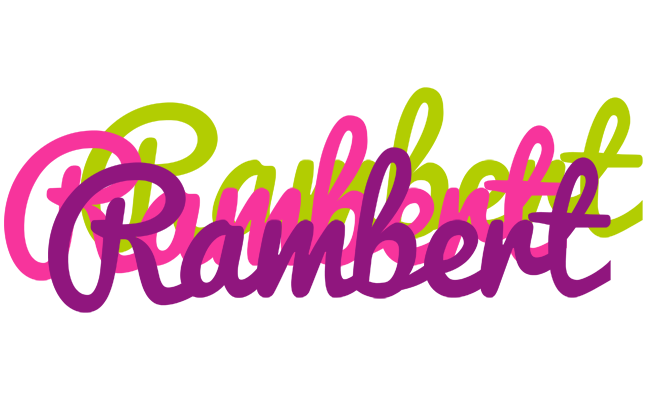 Rambert flowers logo