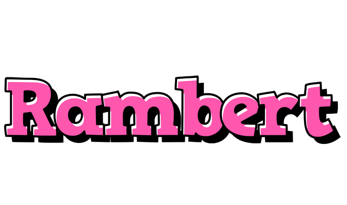 Rambert girlish logo