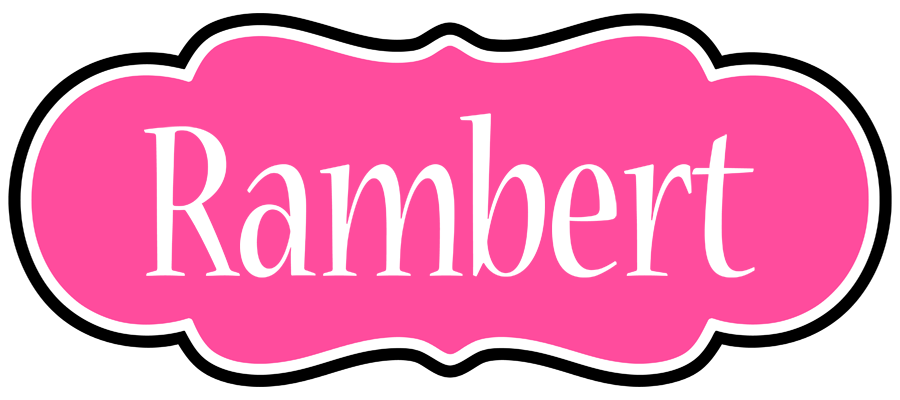 Rambert invitation logo