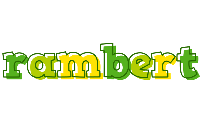 Rambert juice logo