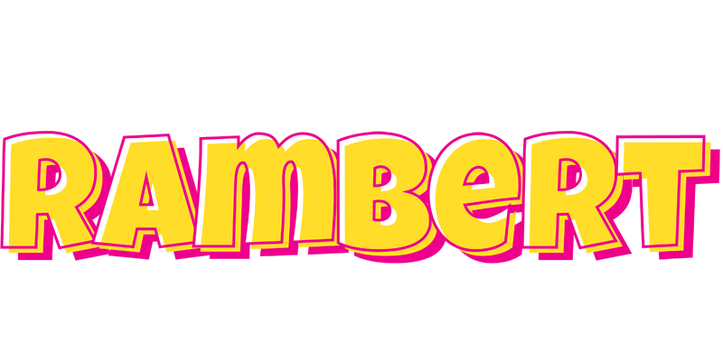 Rambert kaboom logo
