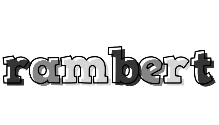 Rambert night logo