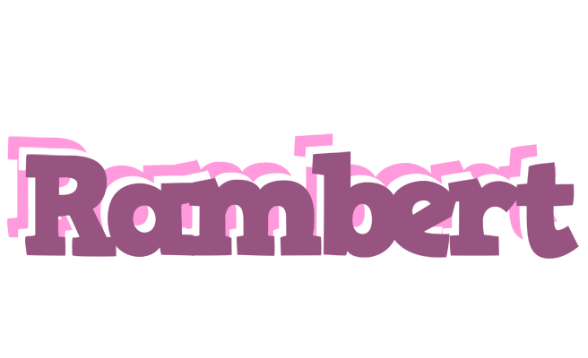 Rambert relaxing logo