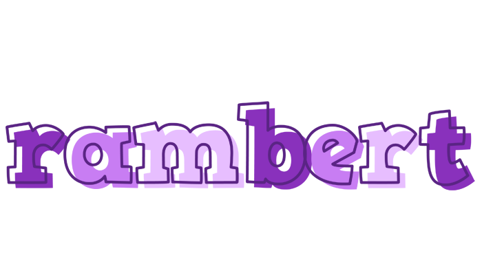 Rambert sensual logo
