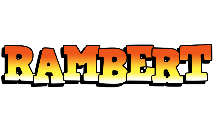 Rambert sunset logo