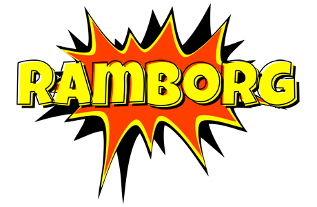 Ramborg bazinga logo