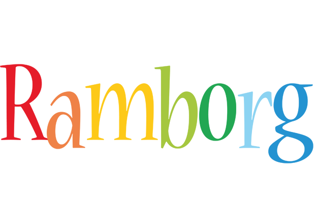 Ramborg birthday logo