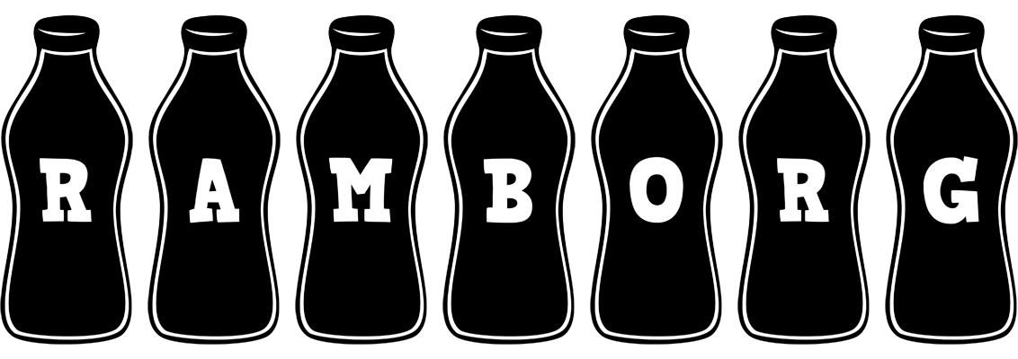 Ramborg bottle logo