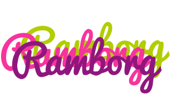 Ramborg flowers logo