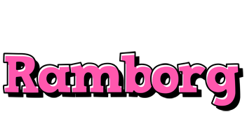 Ramborg girlish logo