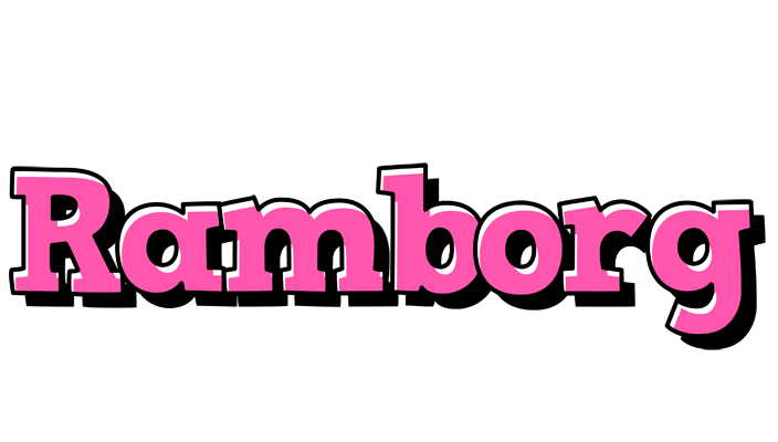 Ramborg girlish logo