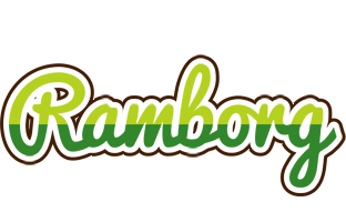 Ramborg golfing logo