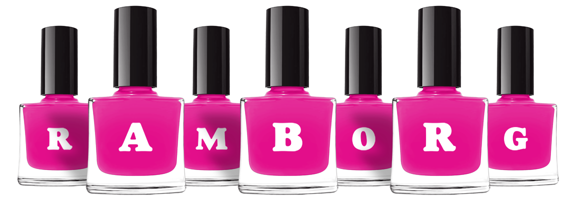 Ramborg nails logo
