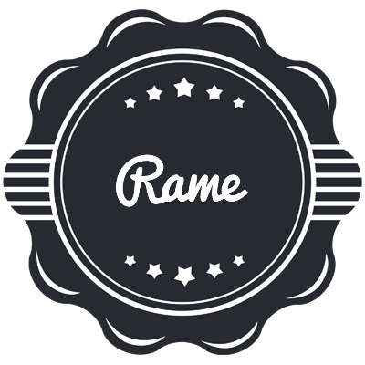 Rame badge logo