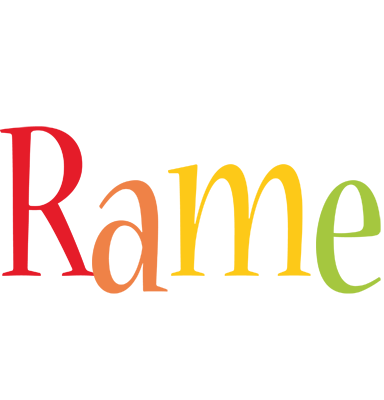 Rame birthday logo