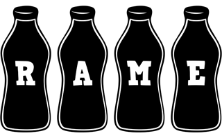 Rame bottle logo