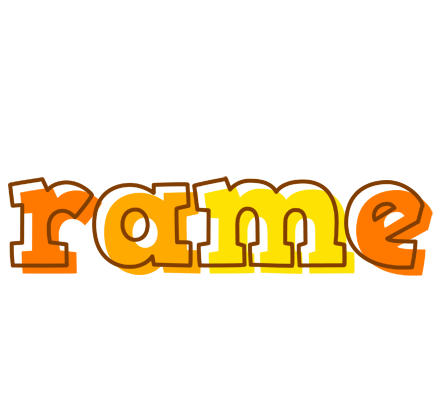 Rame desert logo