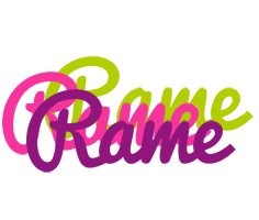 Rame flowers logo