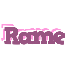 Rame relaxing logo