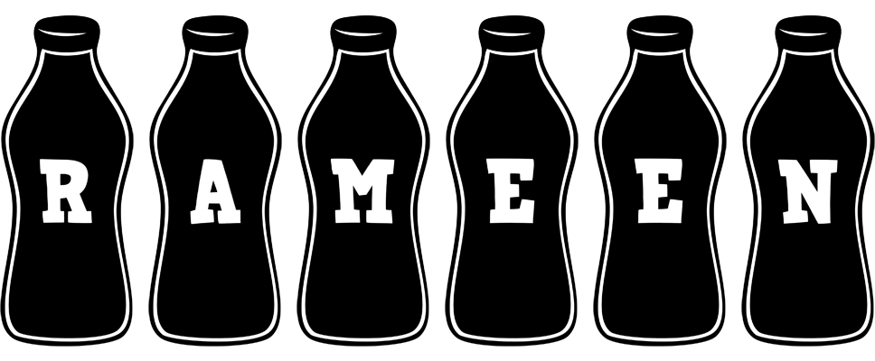 Rameen bottle logo