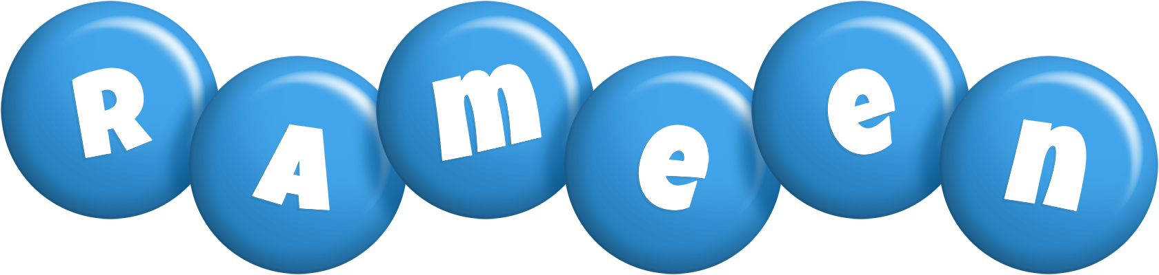 Rameen candy-blue logo