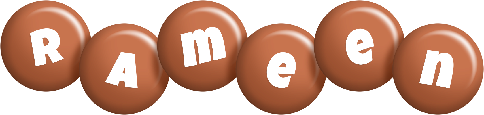 Rameen candy-brown logo