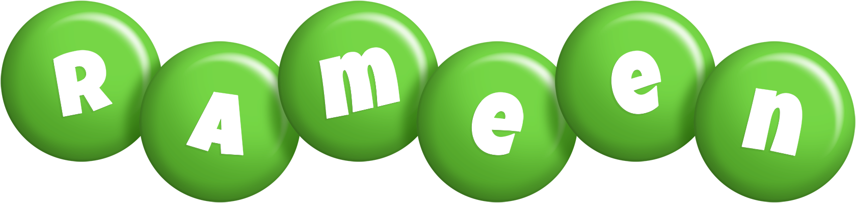 Rameen candy-green logo