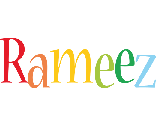 Rameez birthday logo