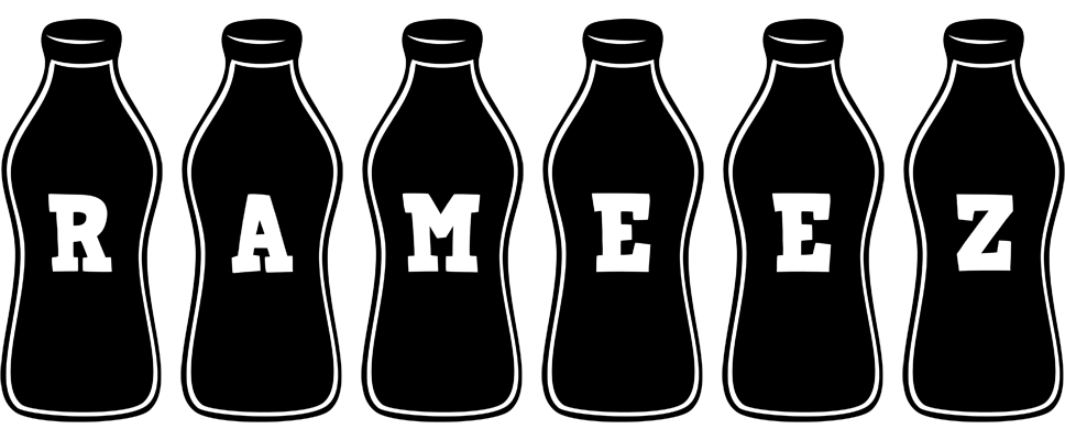 Rameez bottle logo