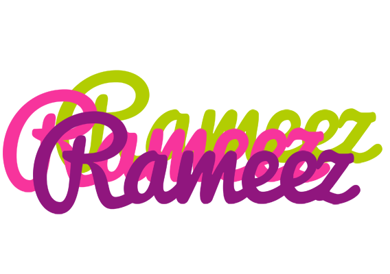 Rameez flowers logo