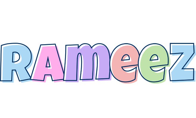 Rameez pastel logo